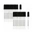 2pcs Glass scale Medicine dropper elbow straight head 1ml 7*77 pointed oblique head essential oil bottle dropper image