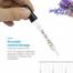 2pcs Glass scale Medicine dropper elbow straight head 1ml 7*77 pointed oblique head essential oil bottle dropper image
