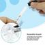 2pcs Glass scale Medicine dropper elbow straight head 1ml 7*77 pointed oblique head essential oil bottle dropper image