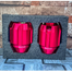 Universal Goyo Full Alloy Aluminium Motorcycle Slider Cap Or Gutli For Bike Red - 2 Pcs image