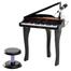 37 Keys Electric Musical Piano Sounds of Nature Keyboard Toy for kids with Microphone and Chair for Boys and Girl Children (88022B) image