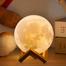 3D Moon Light with Wood Stand And Touching , Remote control Rechargeable Moonlight Lamp 3D Moon Light with Wood Stand AndTouching , Remote control Rechargeable Moonlight Lamp image