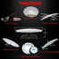 3R Adjustable Universal HD Blind Spot Mirror For Motorcycle And Car (1 Pair) image
