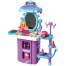 3 IN 1 Bowa Makeup Beauty Suitcase Luggage Mobile Dresser Toys Pretend Play Stall Set - 38pcs image