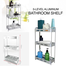 3 Layer Bathroom Storage Toilet Tank Rack Top Organizer Storing Bathroom Essentials image