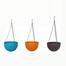 3 pieces Plastic 7 inch Round hanging Planter tob image