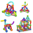 42 Piese Magnetic Blocks Sticks Multicolor image