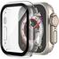 49mm Smartwatch Premium Tempered Glass Case – Crystal White Color image
