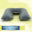 4 In 1 Inflatable Travelling Pillow Set With Eye Mask, Ear Plugs And Pouches (travelling_pillow_1_light_ash) Light Ash image