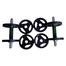 4 Pcs 5kg Weight Plate - Black image