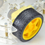 4 Wheel Robot Car Chassis Complete Set Big DC 3-6V Gear Motor Smart Car Robot Plastic Tire Wheel For Arduino Robotics image