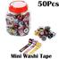 50 Pcs Mini Washi Tape image