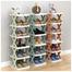 5-Layer Shoe Rack - The Perfect Shelf for Entryway, Bedroom and Bathroom (Multicolor) image