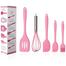 5 Piece Silicone Baking Tools Set – Non-Stick Heat Resistant Bakeware for Cake, Cookies and Pastries (Multicolor) image