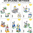607Pcs 12in1 Fairy Tale Castle Girls Construction Building Blocks image