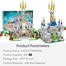 607Pcs 12in1 Fairy Tale Castle Girls Construction Building Blocks image