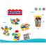 62pcs Assembling Building Puzzle blocks in a Bucket image