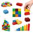 62pcs Assembling Building Puzzle blocks in a Bucket image