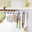 6 In 1 Cup Holder No Drill Under Cabinet Hook Hanger image