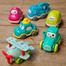6 Pcs Cartoon Car Set Toy for Baby and Toddler Unbreakable (801) image