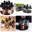 6-Pieces Spices Seasoning Bottles Jars with Spoon Rotation Base image