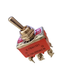 6-Pin Toggle ON-OFF-ON Switch DPDT DC Moto Reverse image