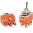 6-Pin Toggle ON-OFF-ON Switch DPDT DC Moto Reverse image