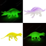 7 Pcs Radium Glow Dinosaur Dino World Action Figure Toys For Kids (dinosaur_radium_647_B) image