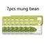 7pcs Mung Bean Face Cleansing Mud Peeling Acne Blackhead Treatment Mask Remover Contractive Pore Whitening Hydrating Care - Face Mask - Face Mask image