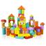 80 Pcs Fisher Price Educational Wooden Blocks Count and Spell Blocks for Kids Preschool Development Toys Puzzle image