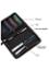 Black Milling Leather All-In-One Travel Wallet SB-W129 image