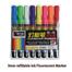 8 Colors Fluorescent Marker 3mm Refillable Highlighter For LED Writing Window Glass Board Painting Drawing image