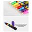 8 Colors Fluorescent Marker 3mm Refillable Highlighter For LED Writing Window Glass Board Painting Drawing image