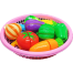 8 Pcs Play Food Toys Cutting Fruit and Vegetable Cutter Set -132152273 image