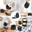 8pcs Plastic Measuring Spoon Scoop Silicone Handle Rice Bean Grain Spoon Kitchen Measuring Tool image