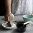 8pcs Plastic Measuring Spoon Scoop Silicone Handle Rice Bean Grain Spoon Kitchen Measuring Tool image