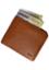Light Brown Executive Leather Slim Wallet SB-W50 image