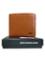 Light Brown Executive Leather Slim Wallet SB-W50 image
