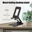 A30 Foldable Adjustable Metal Phone Holder Portable Desktop Universal Phone Stand image