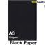 Card Thick Art Paper A3 Black 300 GSM - 10 Sheetss image
