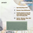 A4Tech FBX51C (Mini) (Bluetooth Plus 2.4G) RECHARGEABLE (Typc-C) WIRELESS Keyboard - English Layout Matcha Green image