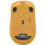 A4Tech FG15C Air2 1200 DPI, 2.4 G Rechargable Wireless Mouse [ Desk Plus Air ] Dual Functions Yellow image