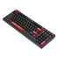 A4Tech WS98 Rgb Blms Red Switch Bluetooth 5.1 Plus 2.4g Plus Wired Dual-core Wireless Mechanical Gaming Keyboard Sports Red image