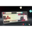A4Tech WS98 Rgb Blms Red Switch Bluetooth 5.1 Plus 2.4g Wired Dual-core Wireless Mechanical Gaming Keyboard Pixels Red image