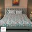 ALLORA Fallen Leaves Print Bed Sheet – Pink image