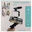 AY-49 Video Vlogger Kits Microphone LED Fill Light Mini Tripod With Remote For Phone Vlog Video Recording Condenser image