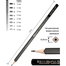 Acmeliae 43003 Drawing Pencils Square Shape 8Pcs image