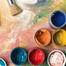 Acramine Ready Colour for Fabric Paint Per Bottle Golden - 100 ml image