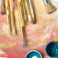 Acramine Ready Colour for Fabric Paint Per Bottle Golden - 100 ml image