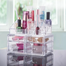 Acrylic Transparent Drawers Makeup Organizer Lipstick Holder Dust-Proof 4 Drawer Desk Organizer Cosmetic Storage Box image